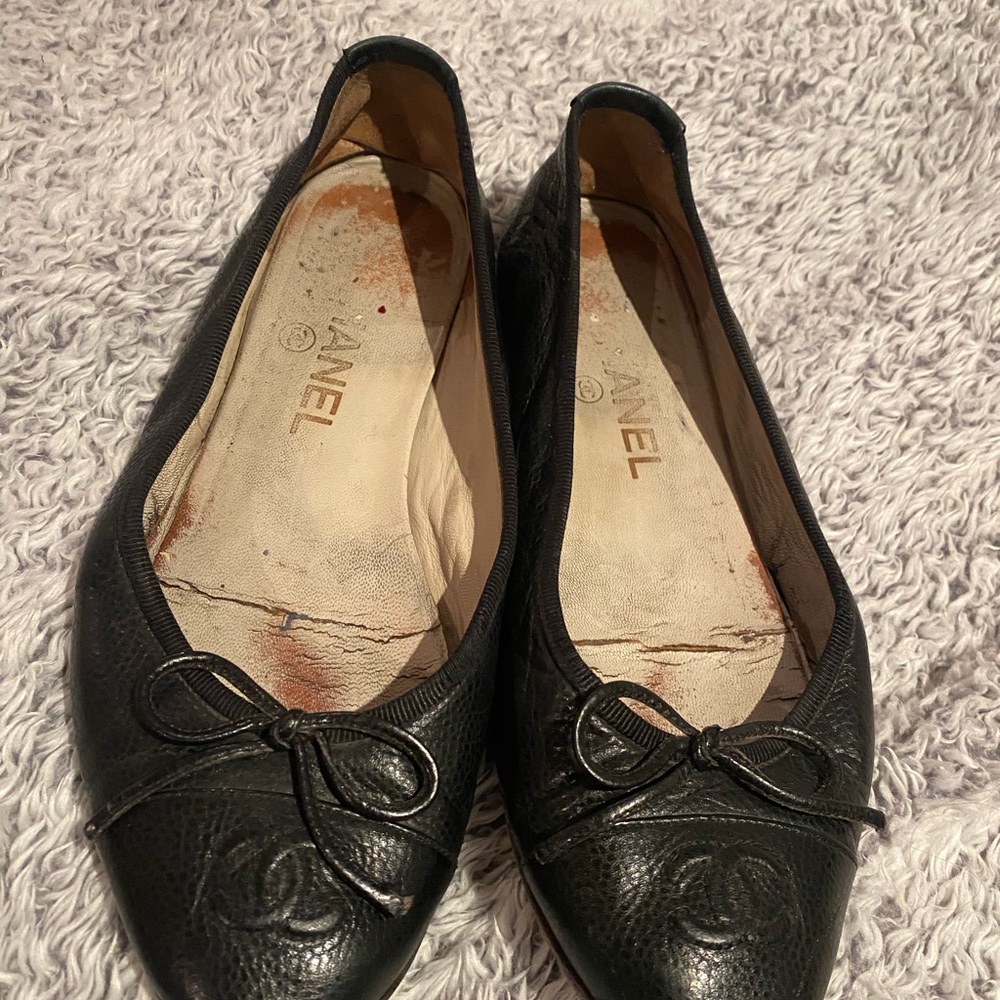 channel CC flat shoes authentic